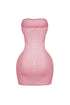 Greer Mesh Beaded Mini Dress
